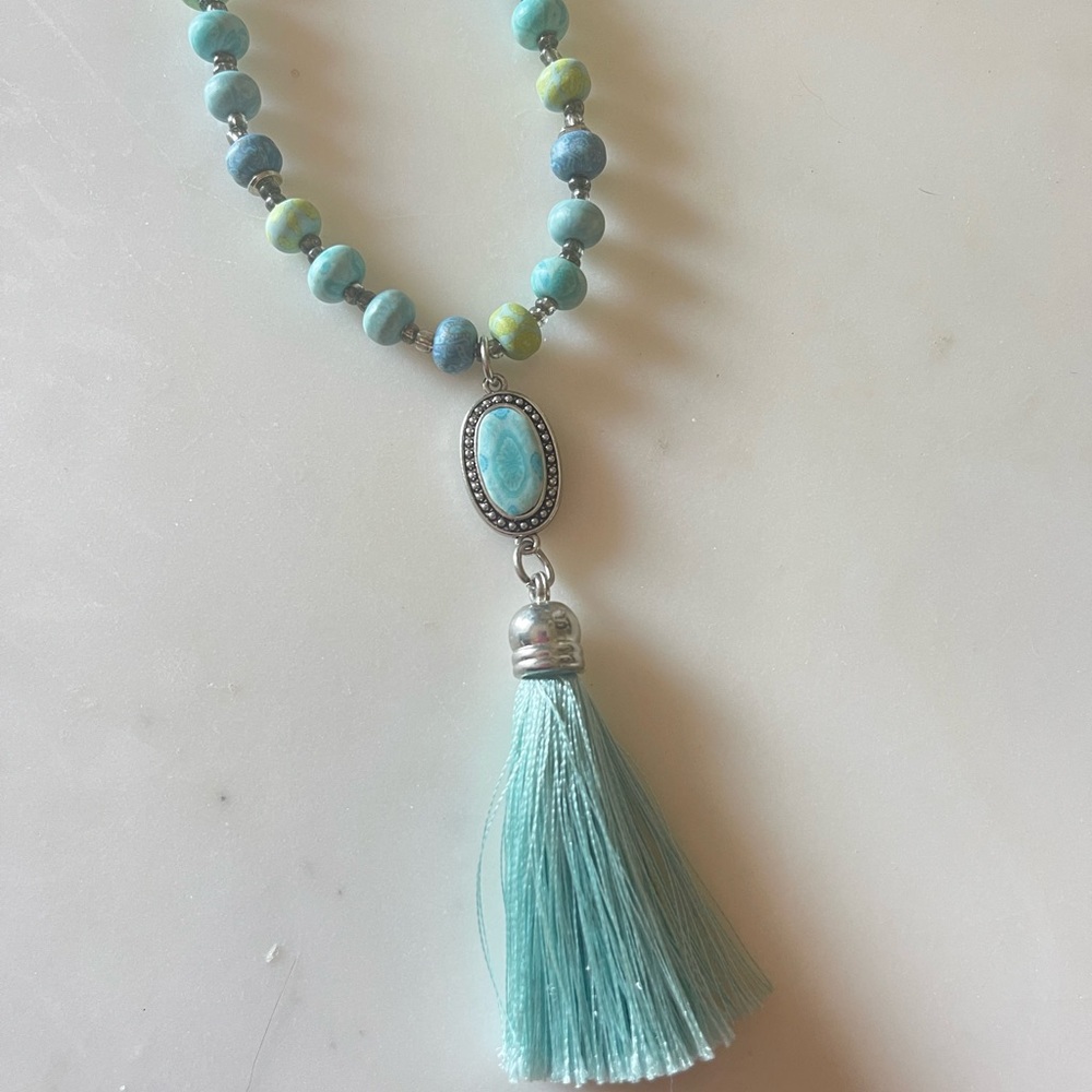 Jilzarah Tassel Necklace NWOT